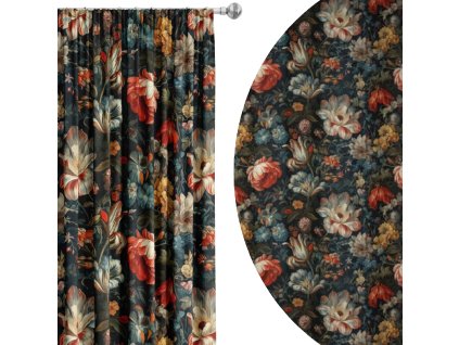 zatemnovaci-zaves-baroque-bloom-bohaty-kvetinovy-vzor-v-teplych-farbach-na-tmavom-podklade-cooldesign