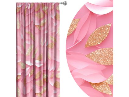 zatemnovaci-zaves-pink-blush-jemny-listovy-vzor-v-ruzovej-a-zlatej-s-3d-efektom-cooldesign