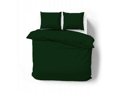 Posteľné obliečky Pine Green – tmavozelená klasika pre prírodný a elegantný interiér
