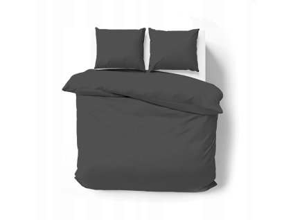 Posteľné obliečky Graphite Grey – moderná antracitová pre elegantný a nadčasový interiér