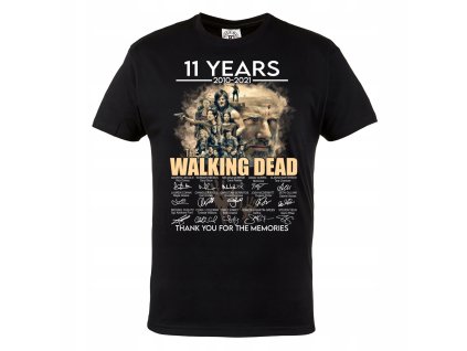 Tričko 11 rokov The Walking Dead – pre fanúšikov kultového seriálu