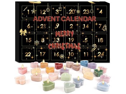 Adventný kalendár so sviečkami II
