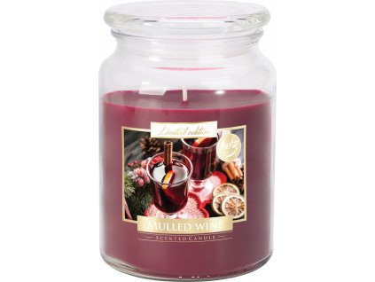 Vianočná sviečka s viečkom AURA Varené víno 500g