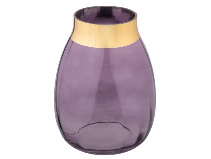 Váza na kvety ALTOM DESIGN Aurora Gold fialová 23cm