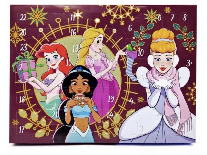 Adventný kalendár Disney Princess – 24 školských potrieb a kreatívnych prekvapení pre dievčatá