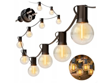 girlanda sietova 25 led lampy s krabicou ip65