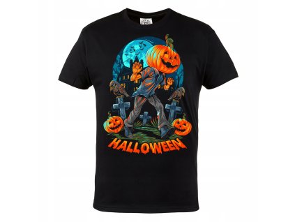 Tričko Halloween – tekvicová hlava Jack-o’-Lantern