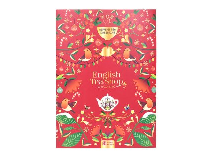 Adventný kalendár s čajom English Tea Shop – 24 bio čajov v elegantnom darčekovom balení