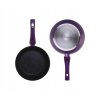 Fialová 15-dielna sada hrncov a panvíc s mramorovým povrchom