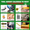 Adventný kalendár s náradím pre mužov – praktické mini nástroje na opravy a údržbu, ideálny vianočný darček
