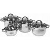 Sada nerezových hrncov s panvicou a termo dnom – 12 dielov