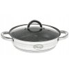12-dielna sada nerezových hrncov s panvicou a sklenenými pokrievkami
