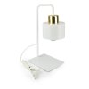 Stolová lampa White Gold – moderný dizajn v bielej so zlatým akcentom