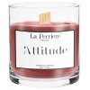 Vonná sviečka La Perriere – Attitude s dreveným knôtom, sójový vosk, 75 hodín