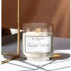 Vonná sviečka La Perriere – Gold Time s dreveným knôtom, sójový vosk, 75 hodín