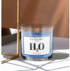 Vonná sviečka La Perriere – H2O s dreveným knôtom, sójový vosk, 75 hodín