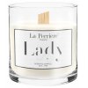 Vonná sviečka La Perriere – Lady s dreveným knôtom, sójový vosk, 75 hodín