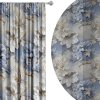 Zatemňovací záves Blue Grace – elegantný kvetinový vzor v bledomodrej a krémovej s jemným zlatým detailom