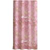Zatemňovací záves Pink Blush – jemný listový vzor v ružovej a zlatej s 3D efektom