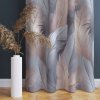 Zatemňovací záves Feather Mist – pierka v ružovomodrých tónoch, nežný dizajn