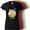 Dámske tričko motívom Simpsonovcov – 10 dizajnov, viac farieb