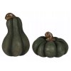 Zelené dekoračné tekvice – sada 2 ks na jeseň a Halloween