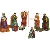 Betlehem – ručne maľované figúrky s výškou 11 cm, živicový materiál v teplých tónoch