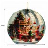 Vianočná luxusná sójová sviečka – Elfovia v dielni Santa Clausa 13 cm