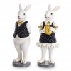 Exkluzívny veľkonočný zajačik v čiernom outfite 15cm A