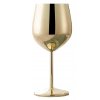 Nerezový pohár na víno – elegantný zlatý lesklý dizajn 500 ml