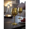 Elegantný nerezový pohár na víno – zlatý lesklý dizajn 500 ml