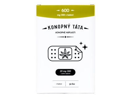 Konopny Tata CBD naplasti 600 mg (4)