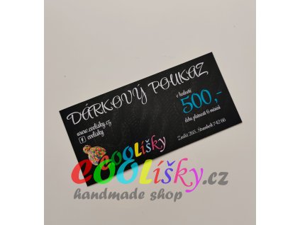 Poukaz 500,-