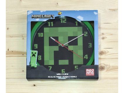 Nástěnné hodiny Minecraft