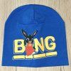 Bavlněná čepice Bing modrá