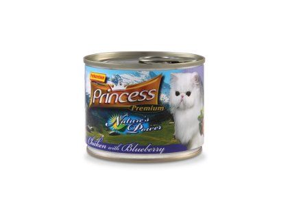 PRINCESS NATURES POWER kurča / čučoriedky 200G
