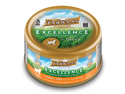 PRINCESS TINS ​​kurča/tuniak/tekvica 70G