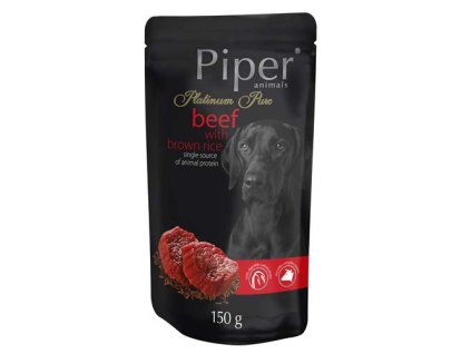 PIPER PLATINUM BUSTA DI MANZO E RISO INTEGRALE 150 g