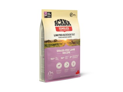 1681 acana grass fed lamb 6 kg singles