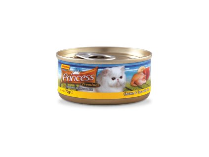 SCATOLE PRINCESS POLLO/TONNO/RISO 70G