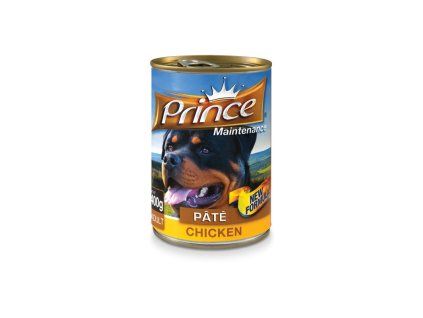 PRINCE DOG PATE 400G HUHN