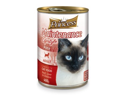 PRINCESS LIFESTYLE PATE CAT RINDFLEISCH/LEBER 400G