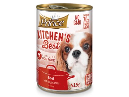 PRINCE KITCHEN BEST DOG BEEF & VEGETABLES 415 G