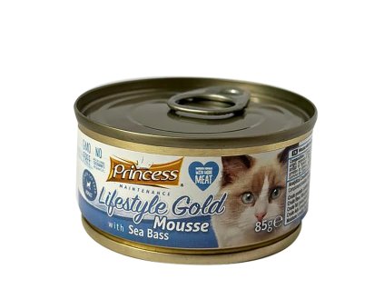 LIFESTYLE GOLD MOUSSE – SEABASS 85G