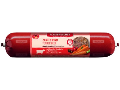 TENDER BEEF 400g carrots & rose hip