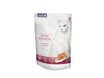 PIPER CAT POUCH WITH SALMON 100 g