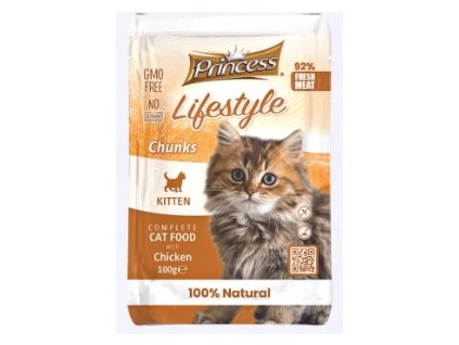 PRINCESS LIFESTYLE POUCHS CHUNKS 100G HÜHNERKÄTZCHEN