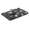 Vet bed podložka - šedá/bílé tlapky
