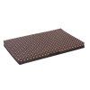 Pet bed - brown with paw prints