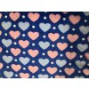 Deka- vzor srdce, fleece (Varianta Polstergröße: 100x70cm)